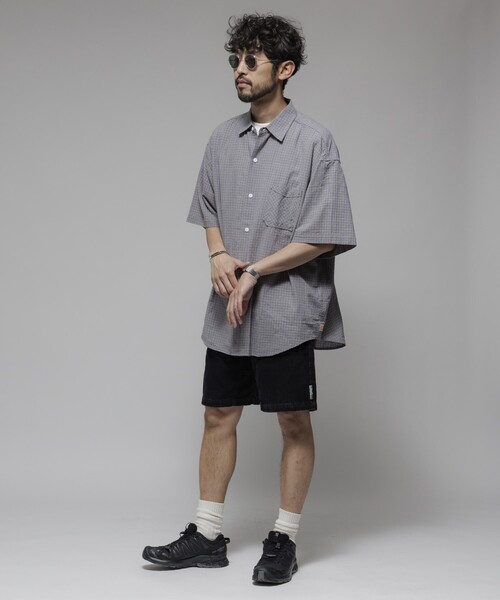HINSON シャツ HINSON/ヒンソン レギュラーカラー ショートスリーブ