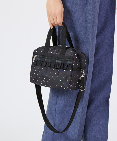 ■LeSportsac■EVERYDAY SATCHEL ドットフリル LeSportsac ショルダーバッグ バッグ RF EVERYDAY SM SATCHEL