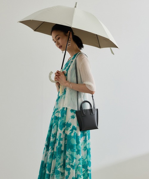 ROPE'（ロペ） 傘 「晴雨兼用・高機能」スライド式 ショートバンブー
