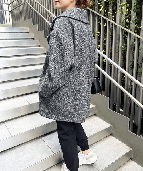 【Spick and Span】美品 ウールヘリンボンジャケット ブラウン 38 Spick and Span】美品 ウールヘリンボンジャケット ブラウン 38 Spick