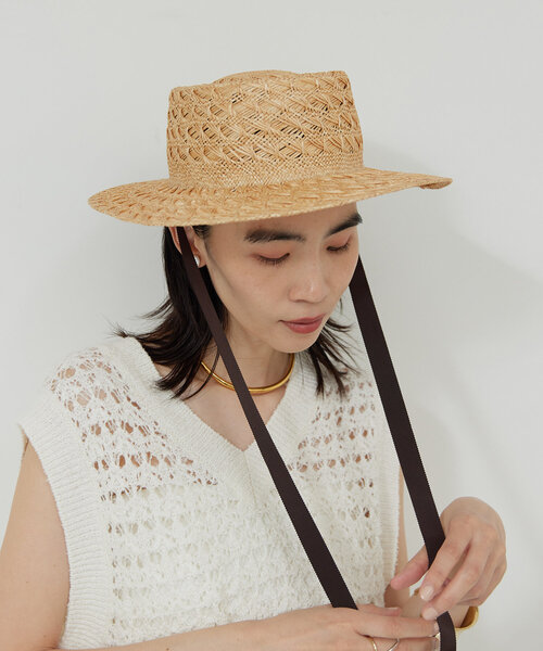 GALLARCAGALANTE ハット　麦わら帽子 GALLARCAGALANTE ハット 麦わら帽子