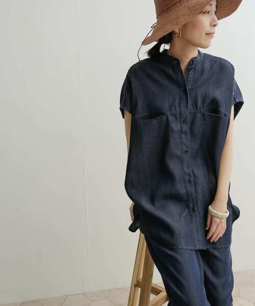 「URBAN RESEARCH DOORS」 半袖ブラウス MEDIUM ブラック レディース URBAN RESEARCH DOORS 「URBAN DOORS」 半袖ブラウス MEDIUM