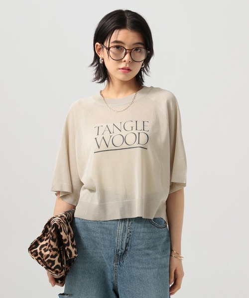 美品　BAYFLOW ニット　サイズ2 BAYFLOW ニット セーター 「選べるアソートロゴ」シアーニット