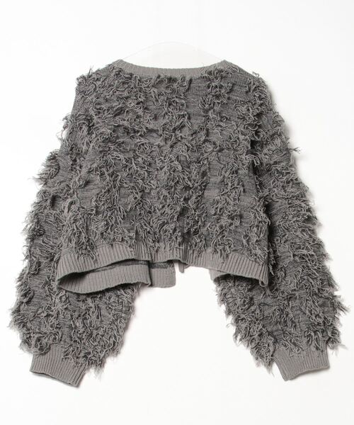 「Ungrid」 ニットカーディガン FREE チャコールグレー レディース_画像2