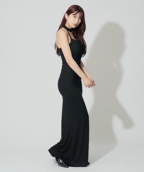ALLuRing ChaRm ワンピース Halter Neck Strap Dress