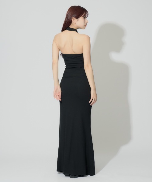 JilLA ワンピース 夏 Halter Neck Strap Dress / ホルターネック