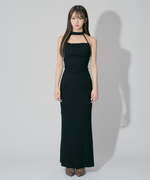 ALLuRing ChaRm ワンピース Halter Neck Strap Dress