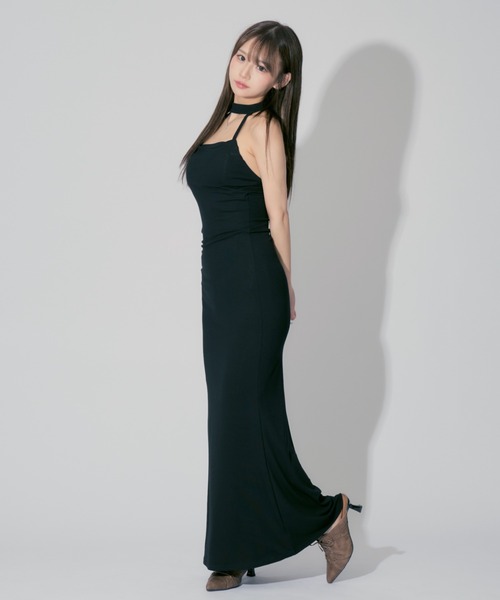 JilLA ワンピース 夏 Halter Neck Strap Dress / ホルターネック