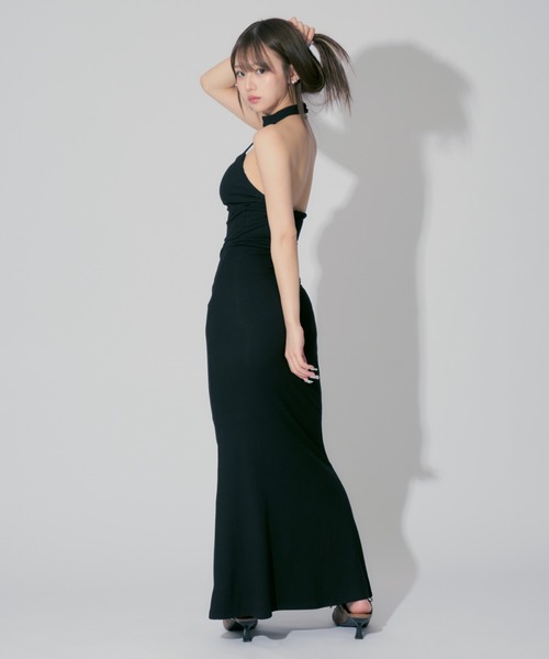 JilLA ワンピース Halter Neck Strap Dress / ホルターネック