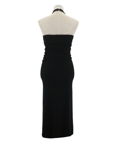人気のホルターネックシンプルロングワンピース♡デートや女子会にぴったり ALLuRing ChaRm ワンピース Halter Neck Strap Dress