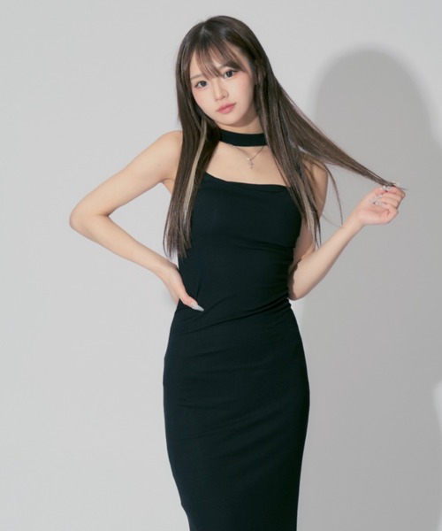 ALLuRing ChaRm ワンピース Halter Neck Strap Dress