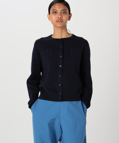 「CABaN」 ニットカーディガン X-SMALL ブルー レディース CABaN 「CABaN」 ニットカーディガン X-SMALL ブルー レディース