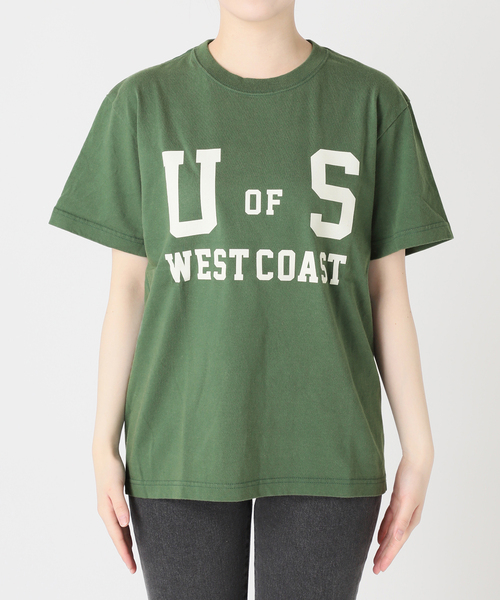tシャツ 別注「GULFCOAST SPORTSWEAR」ロゴTシャツ レディース JOURNAL STANDARD relume tシャツ 「追加」別注「GULFCOAST