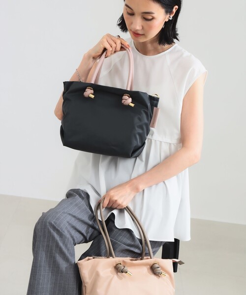 VIOLAd'ORO / BIANCA ナイロン トートバッグ S VIOLAd'ORO / BIANCA ナイロン トートバッグ S（トートバッグ