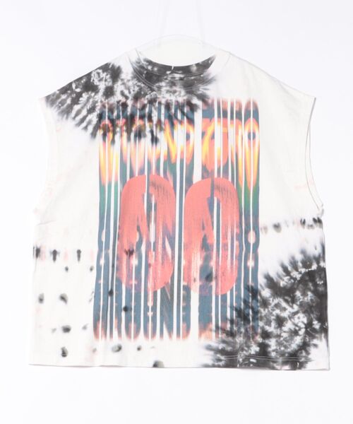 DankeSchon／ダンケシェーン／TIEDYE S／S TEE - E DankeSchon/ダンケシェーン/TIEDYE NOSLEEVES NUMBERRING