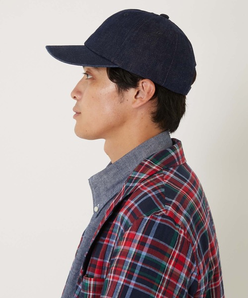 ブルックスブラザーズ　ハリウッドランチマーケット　デニム　キャップ HOLLYWOOD RANCH MARKET キャップ 帽子 Brooks Brothers 別注 GF