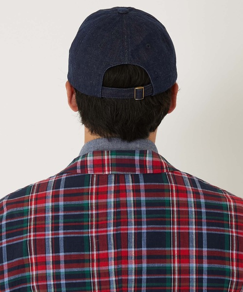 ブルックスブラザーズ　ハリウッドランチマーケット　デニム　キャップ HOLLYWOOD RANCH MARKET キャップ 帽子 Brooks Brothers 別注 GF