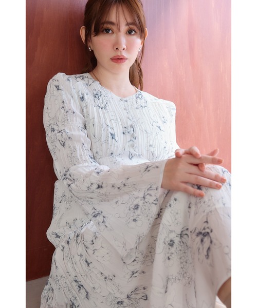 美品☆herLipto ワンピース Sサイズ Her lip to 「Her to」 長袖ワンピース S ブラック レディース