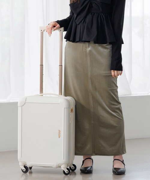 【美品】JEWELNA ROSE キャリーケース バスケット スーツケース Jewelna Rose セール30%OFF 特典付 ジュエルナローズ スーツ