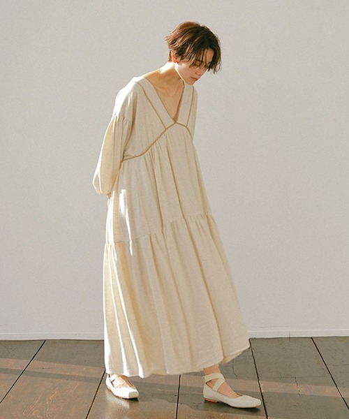 ETRE TOKYO 「ETRE TOKYO」 長袖ワンピース FREE ブラック レディース  