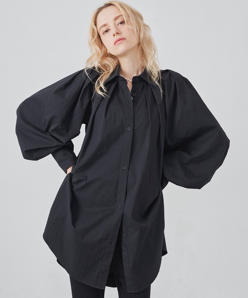 「LA BELLE ETUDE」 「belle vintage」長袖シャツ FREE ブラック レディース
