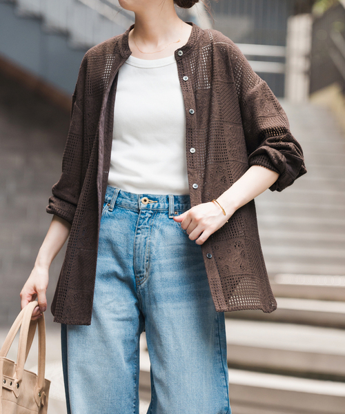 Spick＆Span ブラウス シャツ 「追加3」PEレースシャツ
