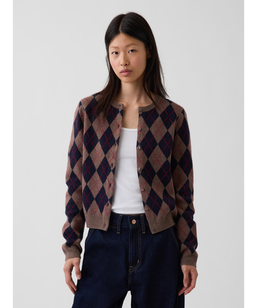 GAP（ギャップ） カーディガン CashSoft カシミヤタッチ クロップド
