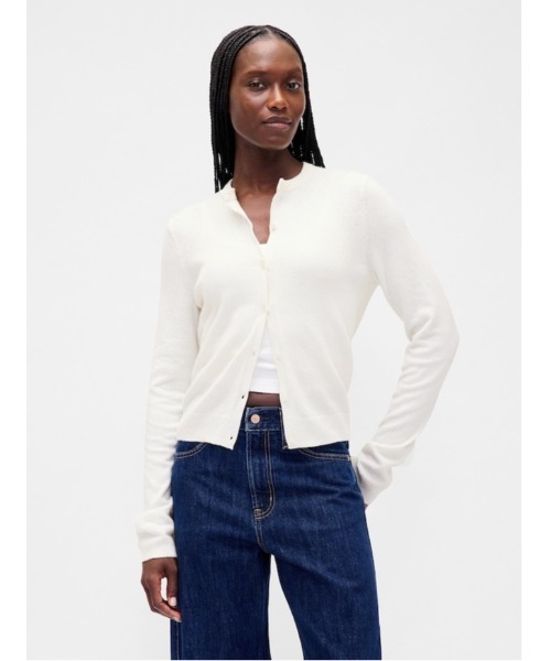 GAP（ギャップ） カーディガン CashSoft カシミヤタッチ クロップド