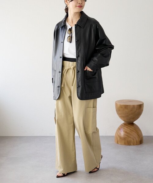 RIVE DROITE（リヴドロワ） コート アウター 「MONN.:.(モン)」レザー