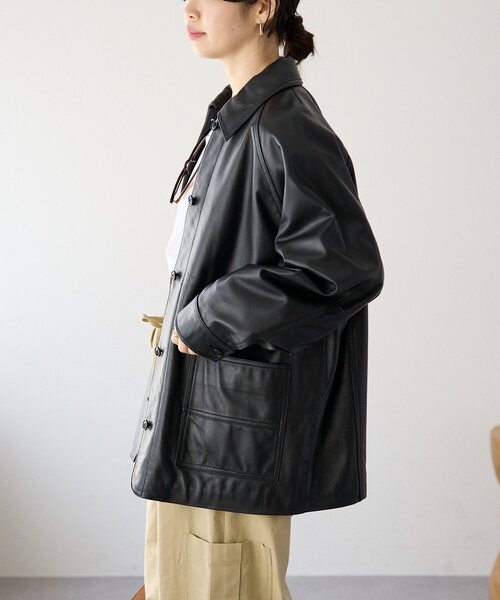 RIVE DROITE（リヴドロワ） コート アウター 「MONN.:.(モン)」レザー