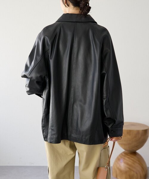 RIVE DROITE（リヴドロワ） コート アウター 「MONN.:.(モン)」レザー