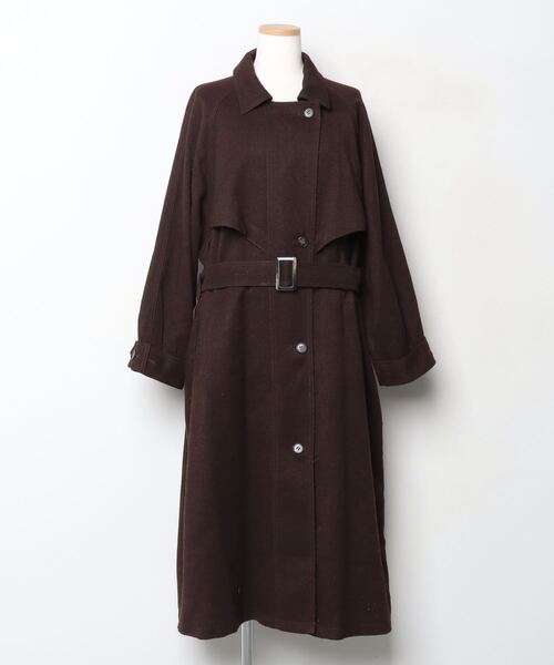 FREAK'S STORE ブラウン トレンチコート FREAK'S STORE（フリークス