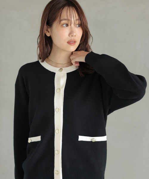 GLOBAL WORK（グローバルワーク） ニットカーディガン MEDIUM ロイヤル