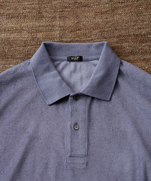 「WILD LIFE TAILOR Adam et Rope'」 半袖ポロシャツ L ライトグリーン メンズ_画像2