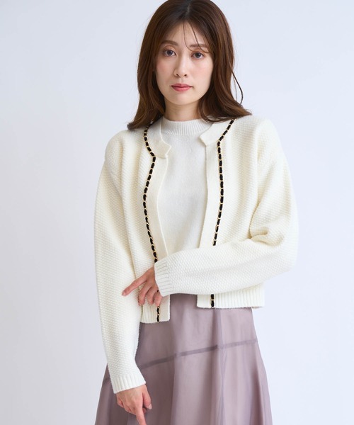NOELA（ノエラ） カーディガン 「販路限定カラーあり」チェーン