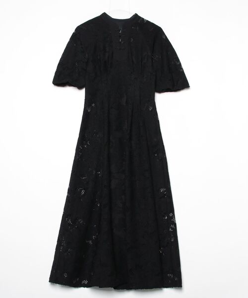 LILY BROWN（リリーブラウン） 半袖ワンピース FREE ブラック