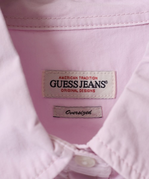 ブラウス シャツ GUESS JEANS GJ LS OS POCKET SHIRT ゲス 折り襟 クラシックカラー 胸ポケット 長袖シャツ | ブランド登録なし | 05