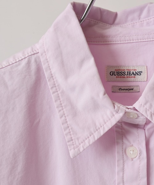 ブラウス シャツ GUESS JEANS GJ LS OS POCKET SHIRT ゲス 折り襟 クラシックカラー 胸ポケット 長袖シャツ | ブランド登録なし | 06