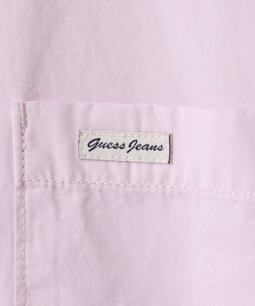 ブラウス シャツ GUESS JEANS GJ LS OS POCKET SHIRT ゲス 折り襟 クラシックカラー 胸ポケット 長袖シャツ | ブランド登録なし | 08