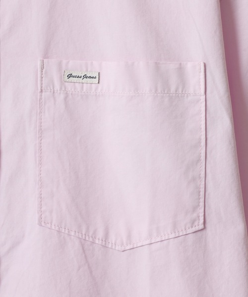 ブラウス シャツ GUESS JEANS GJ LS OS POCKET SHIRT ゲス 折り襟 クラシックカラー 胸ポケット 長袖シャツ | ブランド登録なし | 07