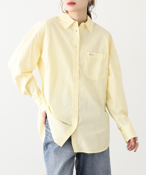 ブラウス シャツ GUESS JEANS GJ LS OS POCKET SHIRT ゲス 折り襟 クラシックカラー 胸ポケット 長袖シャツ | ブランド登録なし | 18