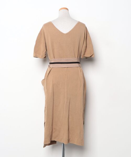 「ADAWAS」 ニットワンピース 38 ブラウン レディース_画像2