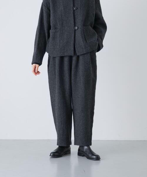 かぐれ パンツ ウールテーパードパンツ レディース : ZOZOTOWN Yahoo