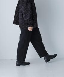 【美品】かぐれ＊ウール サルエルパンツ カジュアルパンツ テーパードパンツ 美品】かぐれ＊ウール サルエルパンツ カジュアルパンツ テーパード