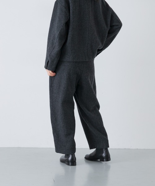 かぐれ パンツ ウールテーパードパンツ レディース : ZOZOTOWN Yahoo