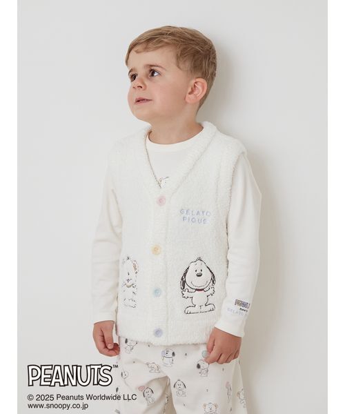 gelato pique（ジェラートピケ） パジャマ 「PEANUTS PUPPIES」「KIDS