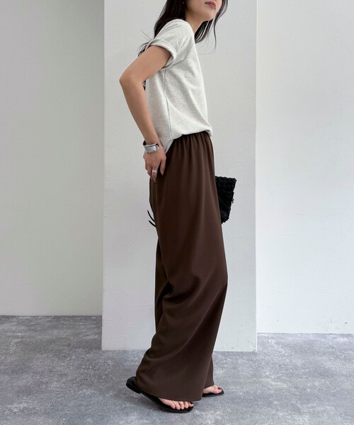 「fredy emue」 半袖Tシャツ 38 オフホワイト レディース_画像4