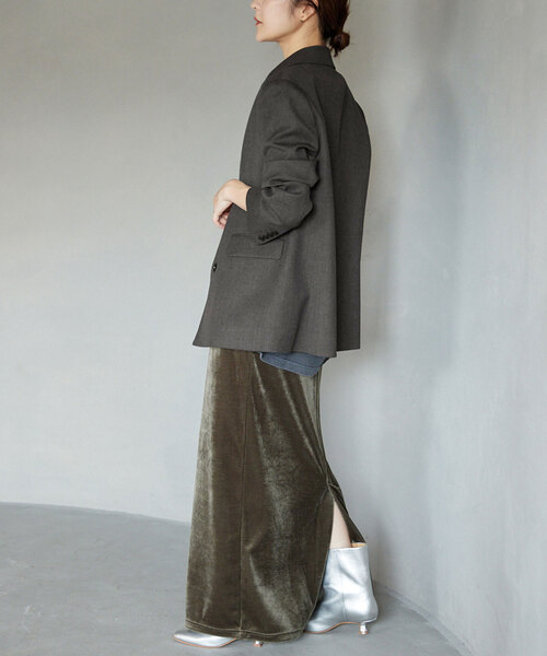 SLOBE IENA（スローブイエナ） テーラードジャケット FREE グレー