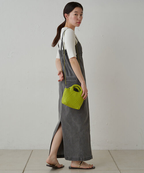 「LOUNGEDRESS」 2WAYバッグ FREE ライム レディース_画像7
