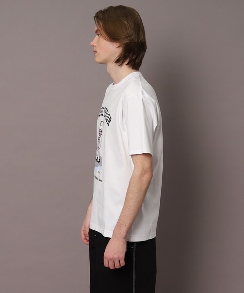 「DRESSTERIOR」 半袖Tシャツ 92 ライトグレー メンズ_画像4